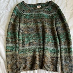 Dark Green Knitted Sweater